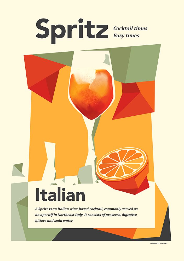 Aperol spritz print art print by Dionisis Gemos for $57.95 CAD