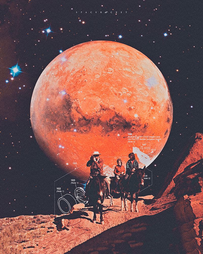 #227 art print by Spacerocket Art for $57.95 CAD