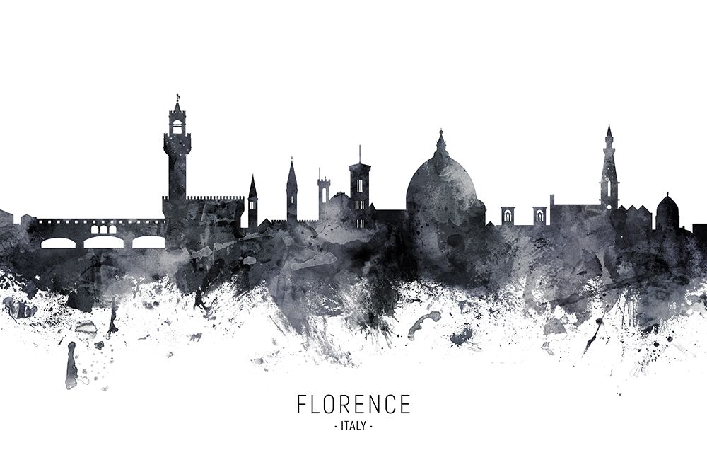 Florence Italy Skyline art print by Michael Tompsett for $57.95 CAD