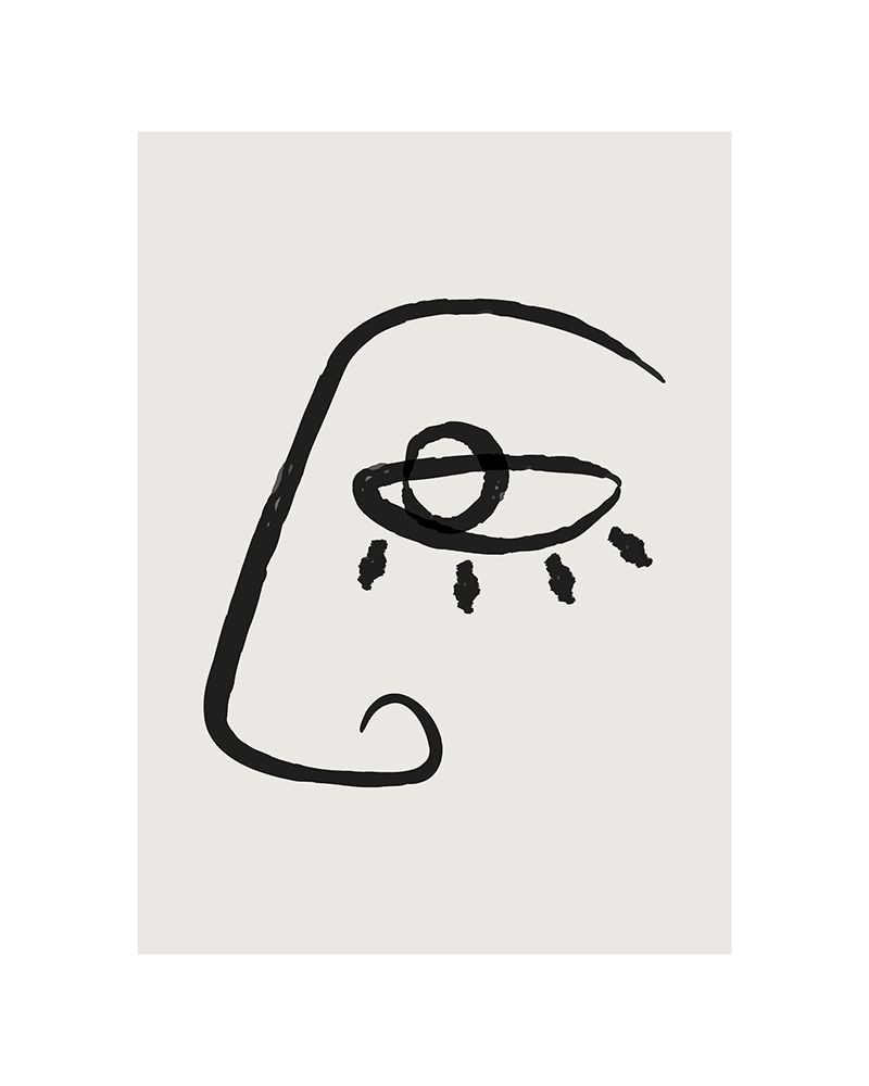 Abstract Face No2 art print by Beth Cai for $57.95 CAD