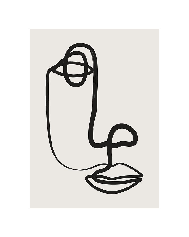 Abstract Face No1 art print by Beth Cai for $57.95 CAD