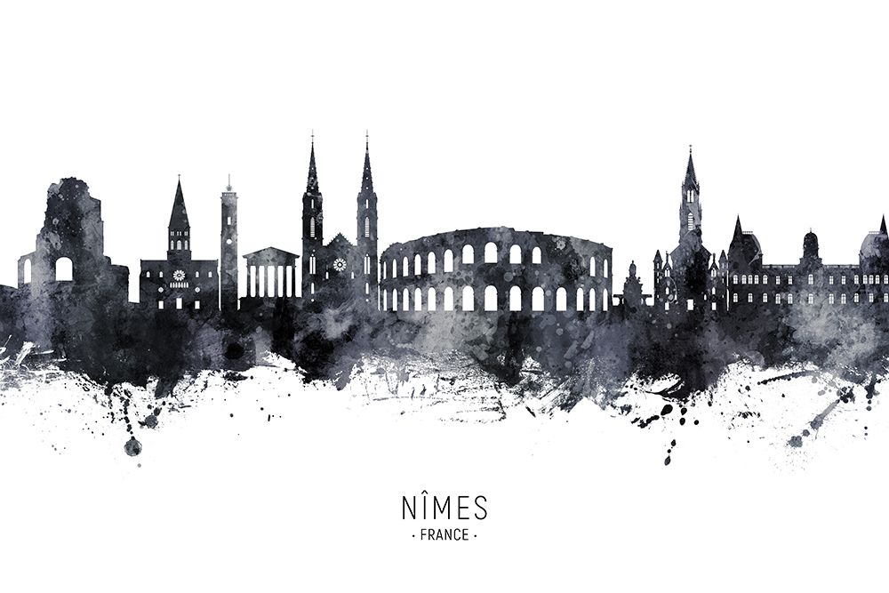NArmes France Skyline art print by Michael Tompsett for $57.95 CAD