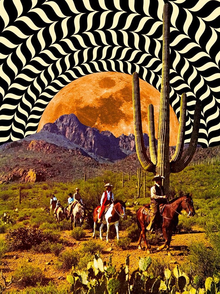 Illusionary Cowboys art print by Taudalpoi for $57.95 CAD