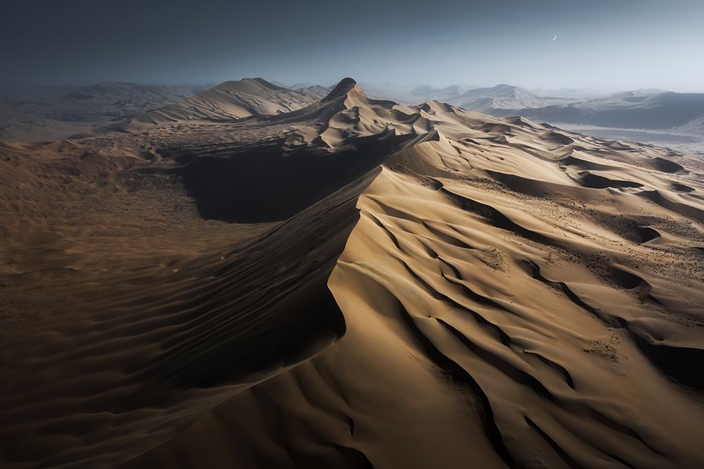 Desert Mountains art print by NingYun Ye for $57.95 CAD