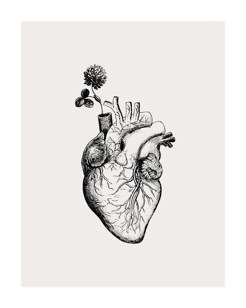 Heart Bloom art print by Beth Cai for $57.95 CAD