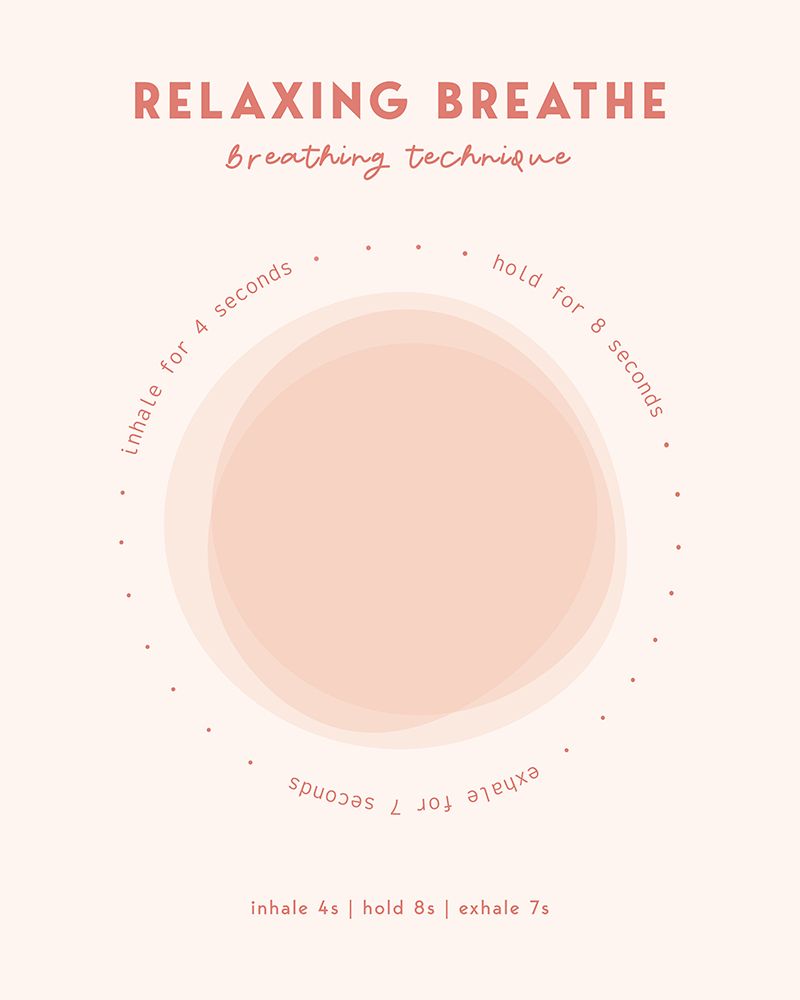 Relaxing Breathe art print by Beth Cai for $57.95 CAD