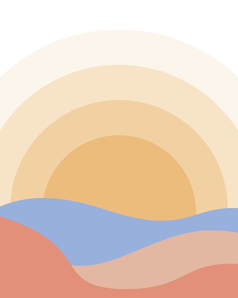 Sunset art print by Beth Cai for $57.95 CAD