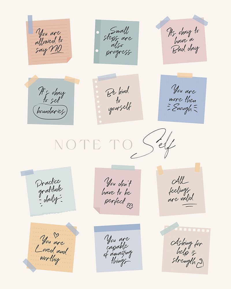 Note To Self art print by Beth Cai for $57.95 CAD