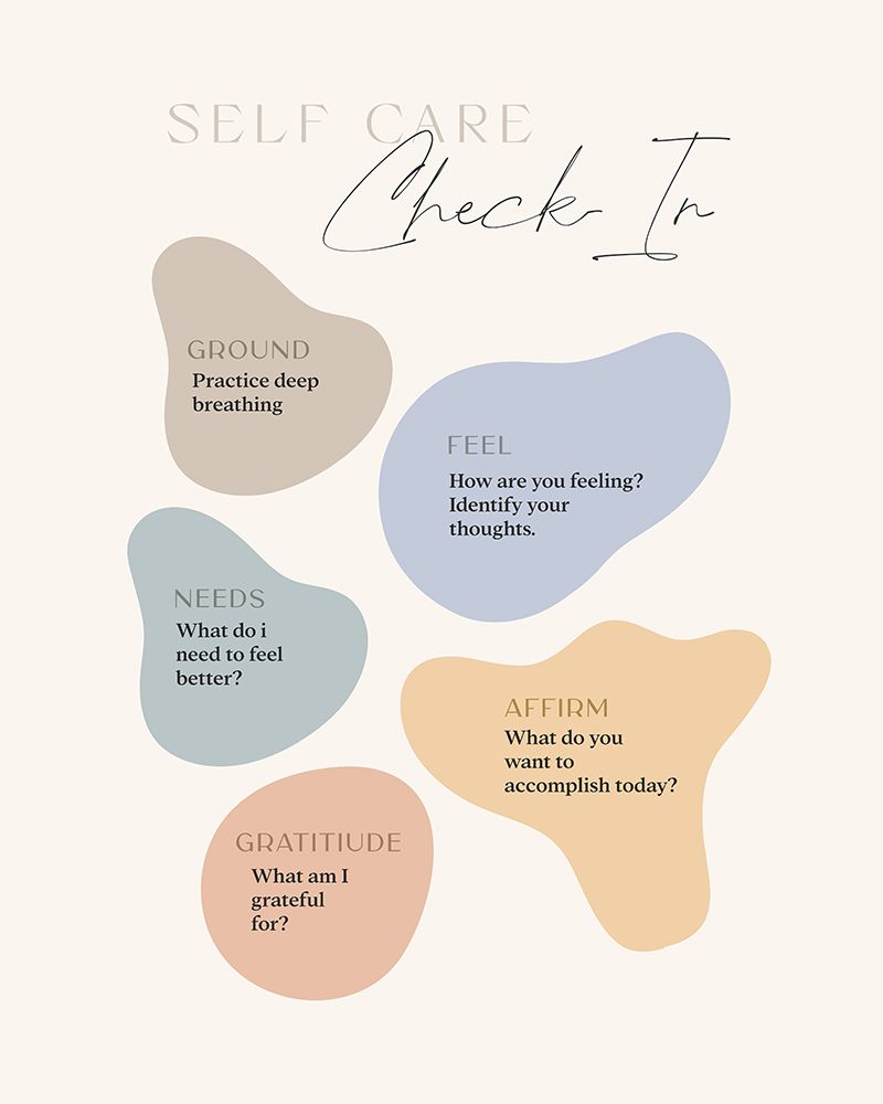 Self Care Checkin art print by Beth Cai for $57.95 CAD