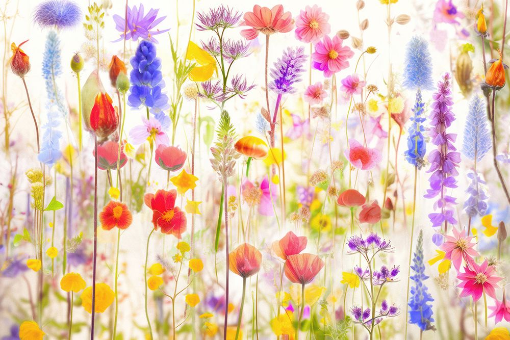 Flowers Power art print by Giuseppe Satriani for $57.95 CAD