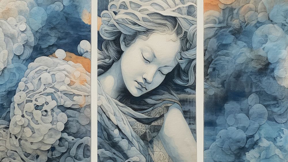 Cloud Princess art print by Treechild for $57.95 CAD