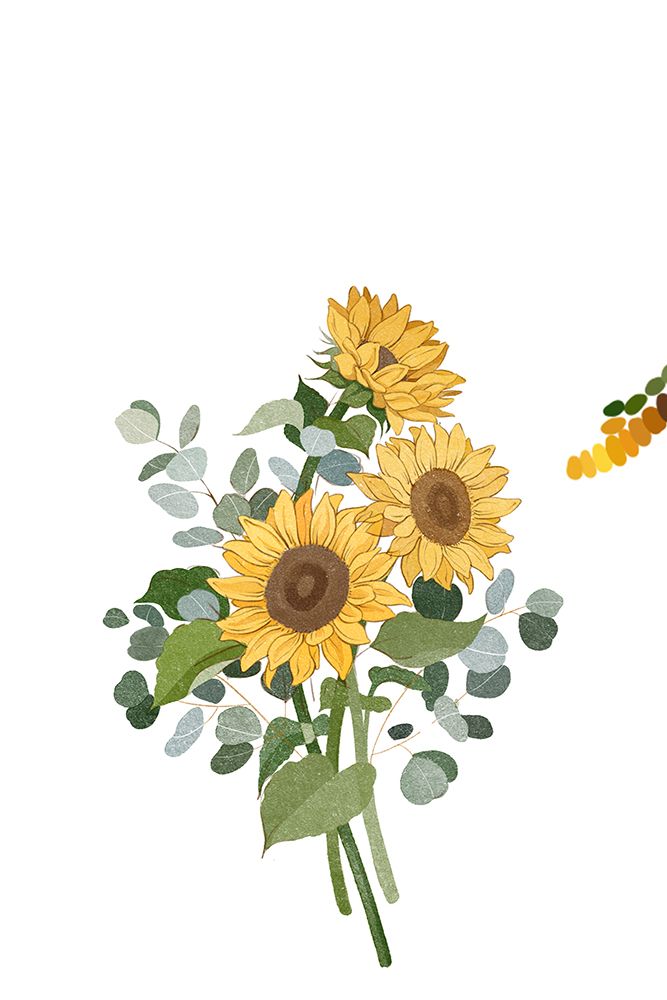 Colorful Sunflower 1 art print by Xuan Thai for $57.95 CAD