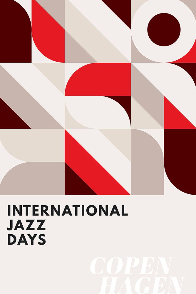 Jazz Days Copenhagen art print by Kubistika for $57.95 CAD