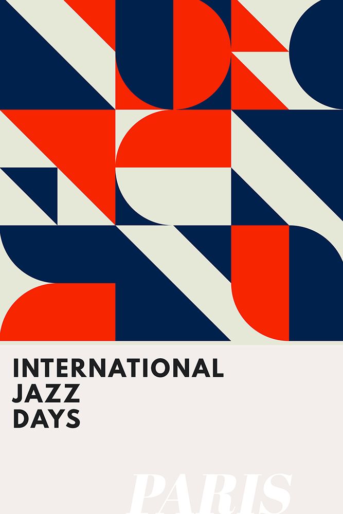 Jazz Days Paris art print by Kubistika for $57.95 CAD