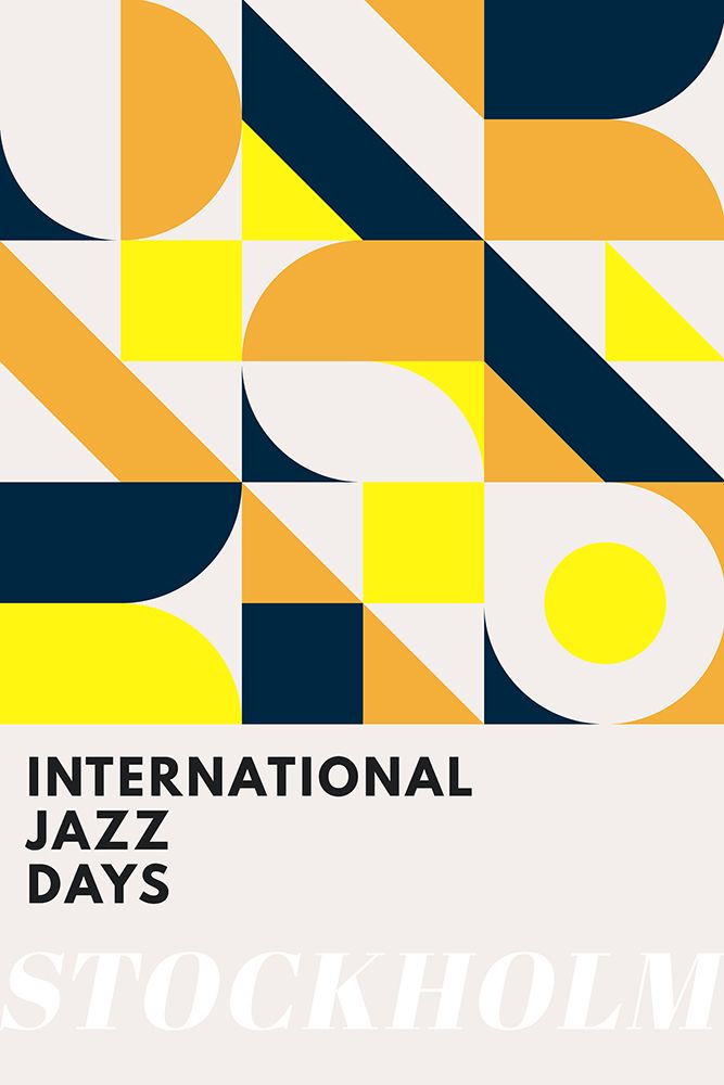 Jazz Days Stockholm art print by Kubistika for $57.95 CAD