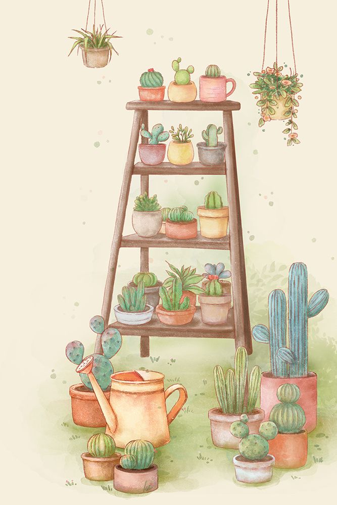 Outdoor cactus species 2 art print by Xuan Thai for $57.95 CAD