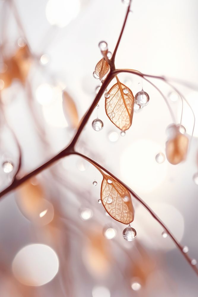 Tiny Wet Leafs art print by Treechild for $57.95 CAD
