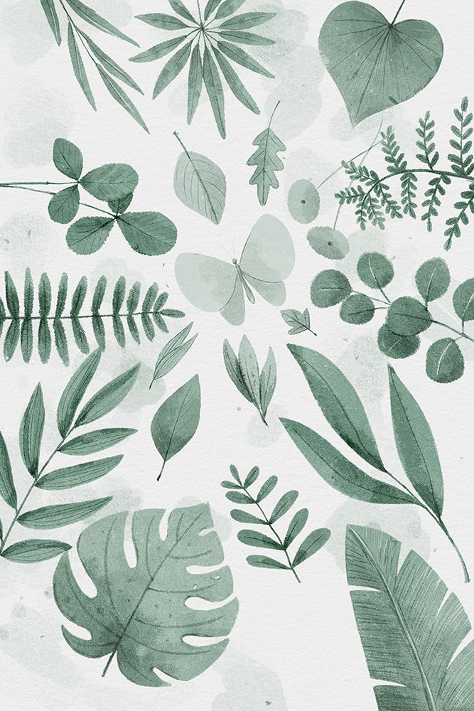 Greenery Leaves 1 art print by Xuan Thai for $57.95 CAD