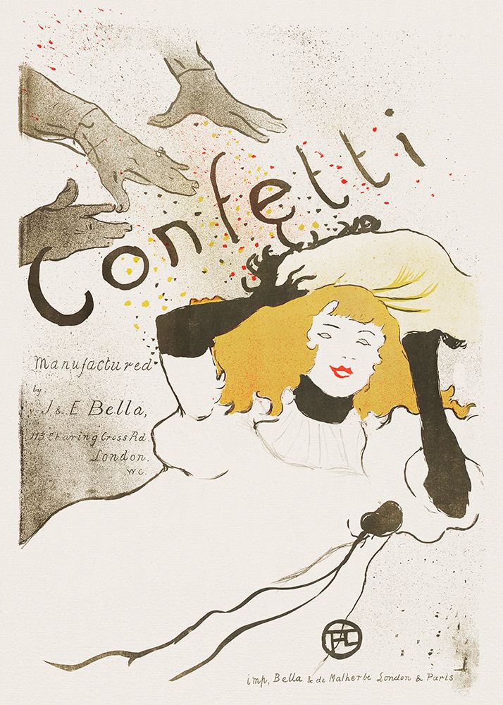 Confetti (1894) art print by Pictufy for $57.95 CAD