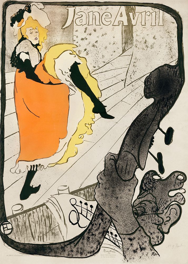 Jane Avril (1893) art print by Pictufy for $57.95 CAD