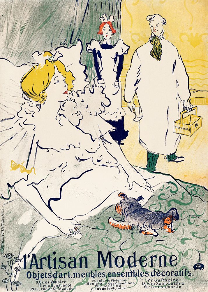 Lartisan Moderne (1896) art print by Pictufy for $57.95 CAD