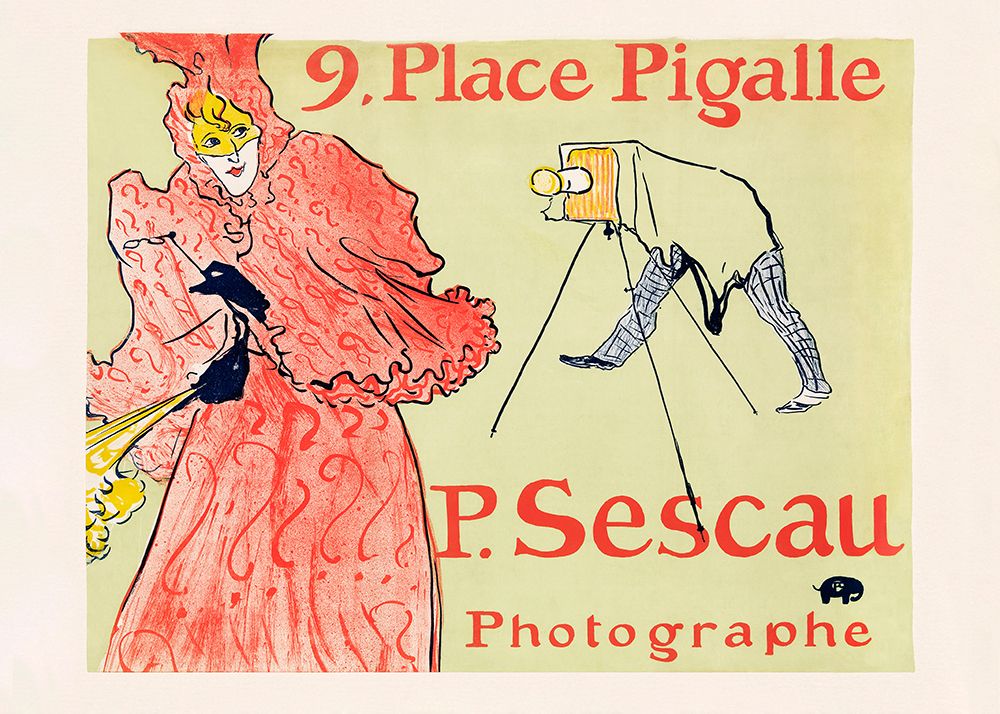 Le Photographe Sescau (1894) art print by Pictufy for $57.95 CAD