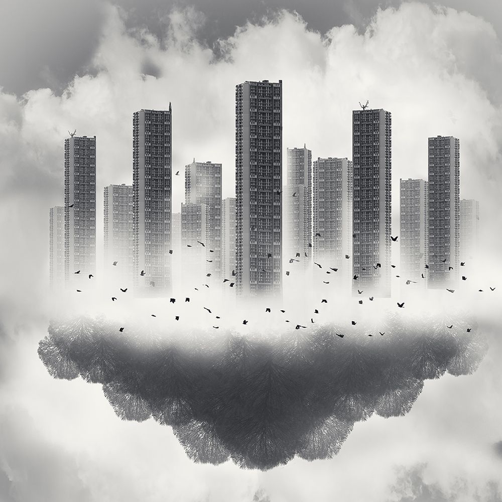 Civilization - No More Space For Nature art print by Nic Keller for $57.95 CAD