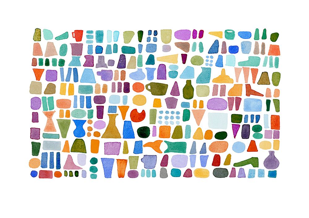 Beach Combing art print by Louise van Terheijden for $57.95 CAD