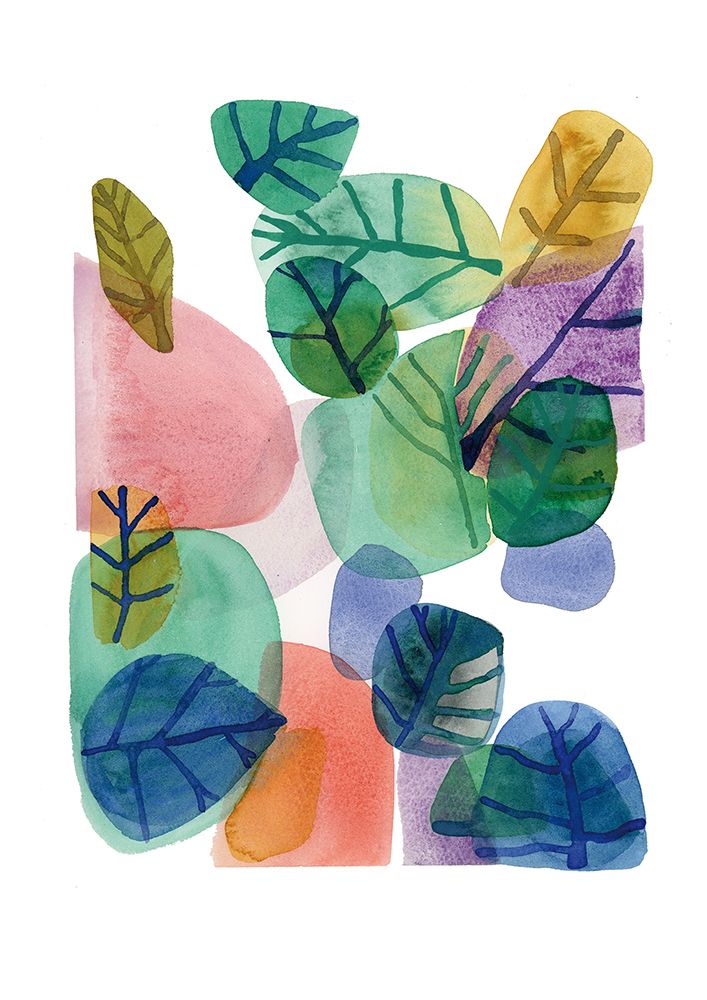 Leaves art print by Louise van Terheijden for $57.95 CAD