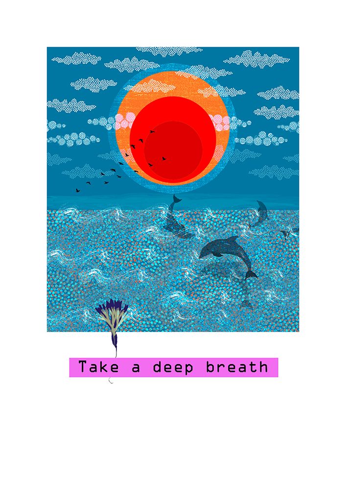 Take a deep breath art print by Jade Mooc-Evans for $57.95 CAD