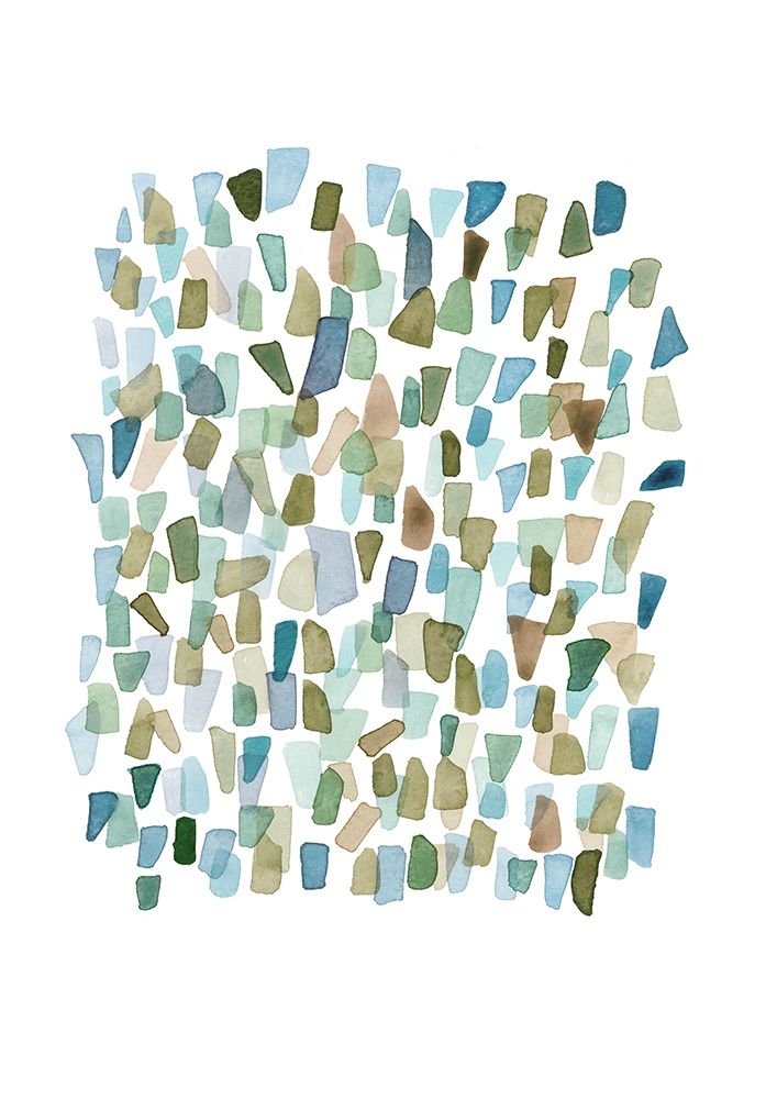 Green Mossy Seaglass art print by Louise van Terheijden for $57.95 CAD