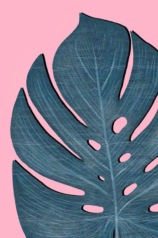 Blue Leaf art print by Martina for $57.95 CAD