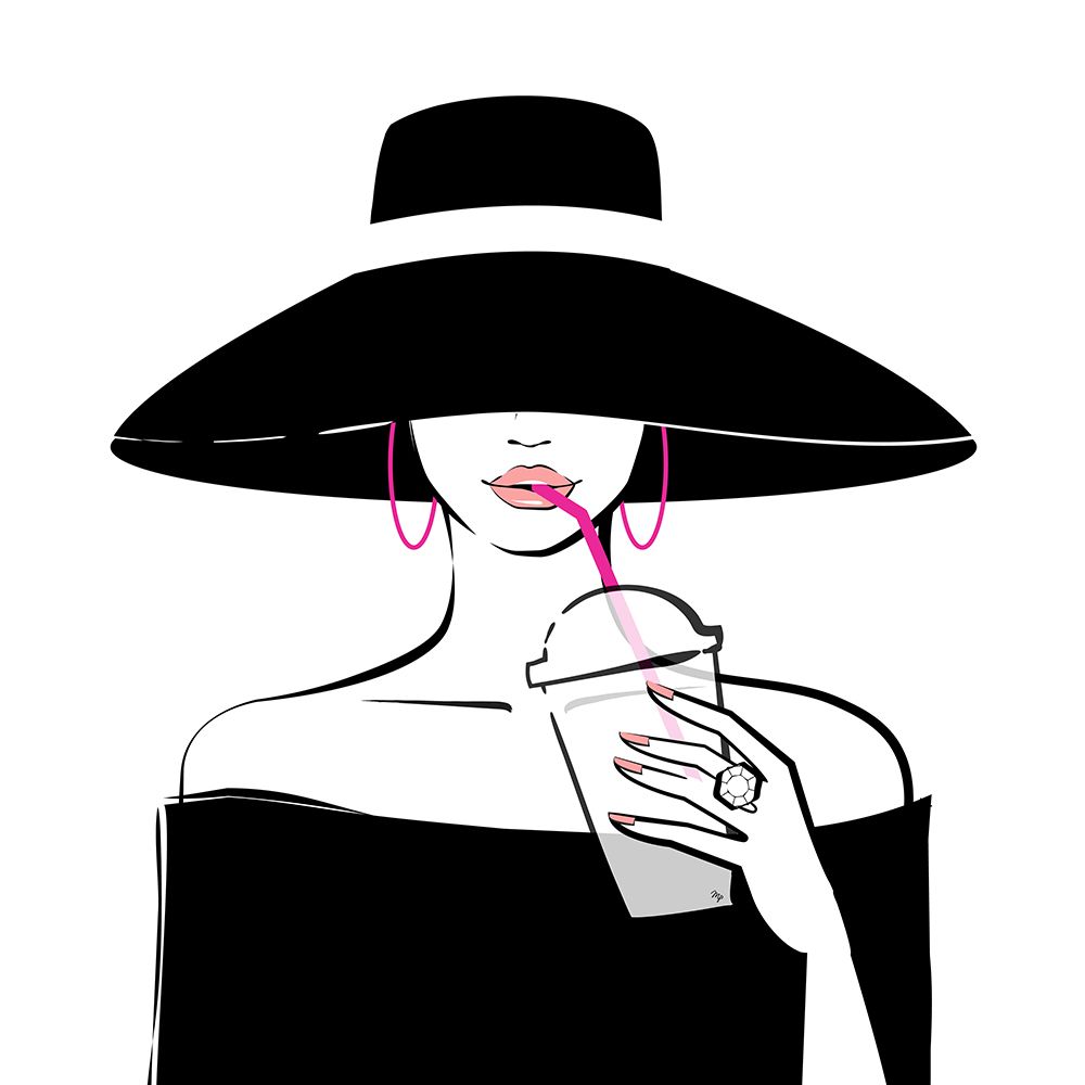 Hat Lady art print by Martina for $57.95 CAD