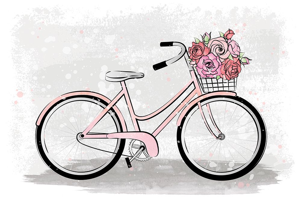 Grey Bike art print by Martina for $57.95 CAD