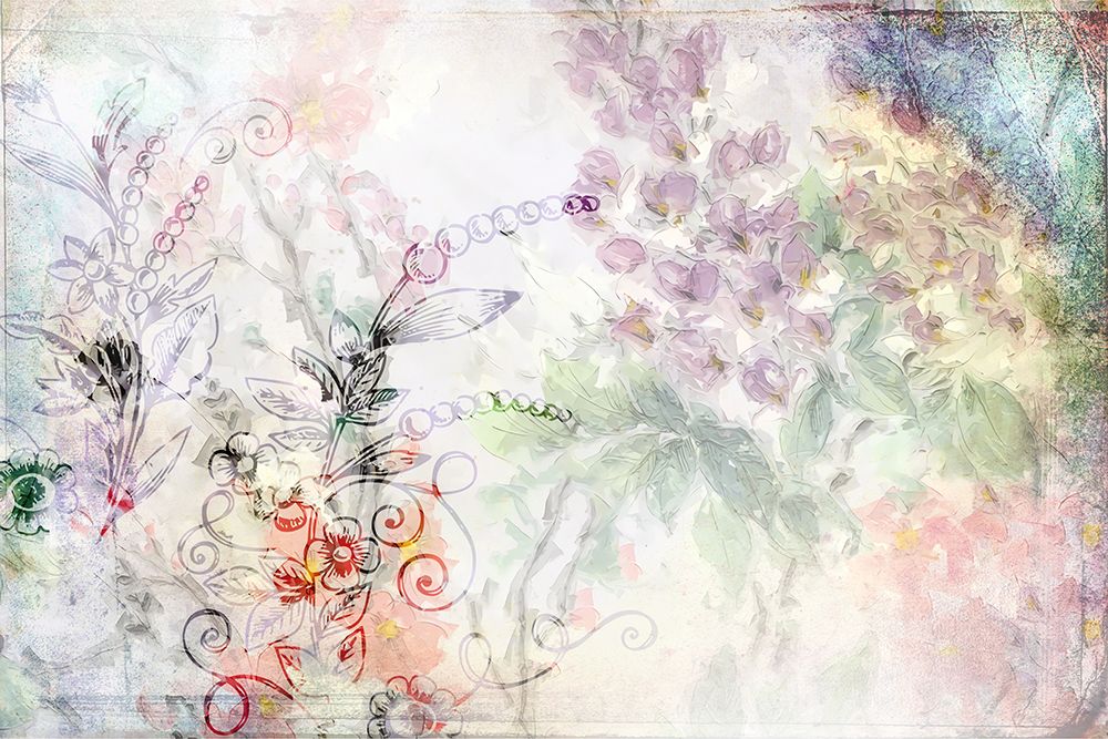 Ombre061flower art print by Rafal Kulik for $57.95 CAD