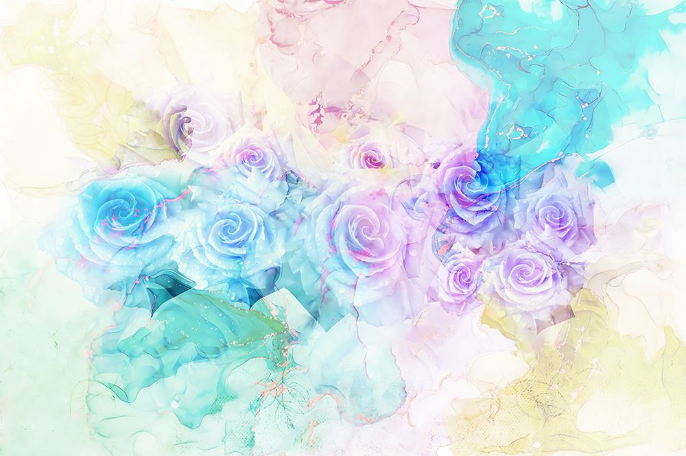 Ombre091flower art print by Rafal Kulik for $57.95 CAD