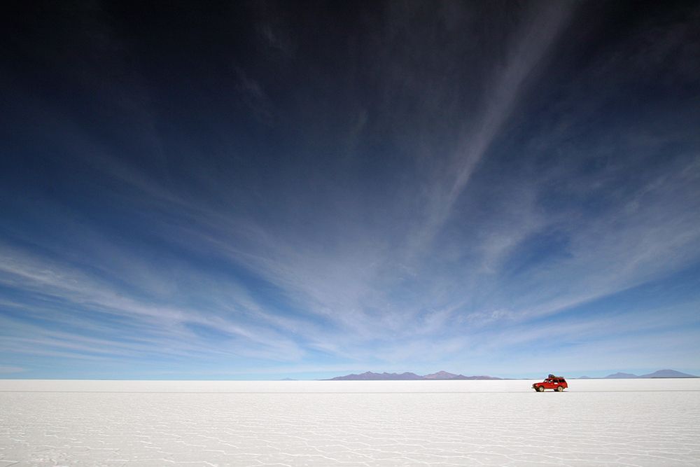 Driving on the Salar art print by Andre van Huizen for $57.95 CAD