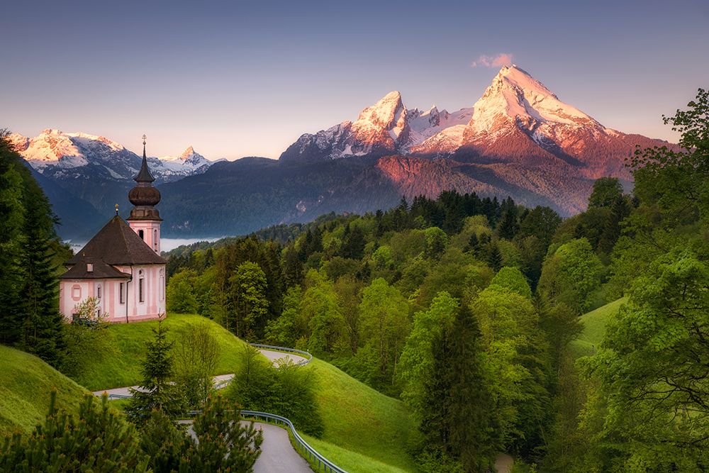 Maria Gern Pilgrimage Church (Bavaria) art print by Diwiesign for $57.95 CAD