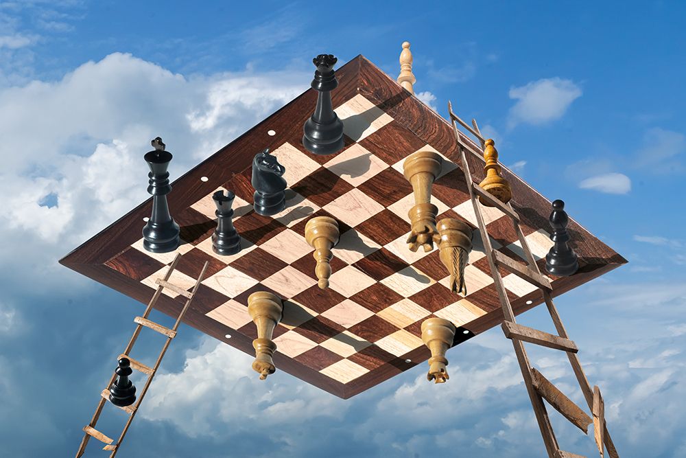 A Tribute To M.C. Escher art print by Florent Dirk Thies for $57.95 CAD
