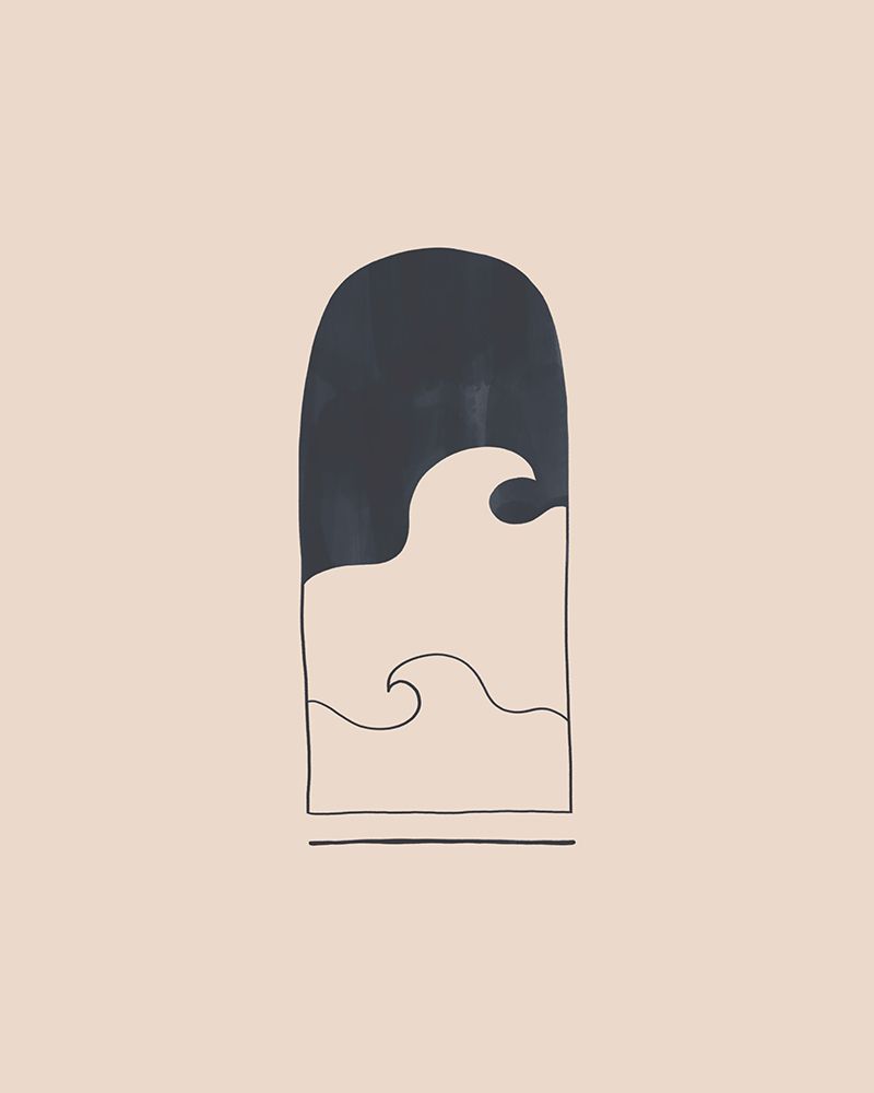 Seascape art print by Sophie Bek for $57.95 CAD