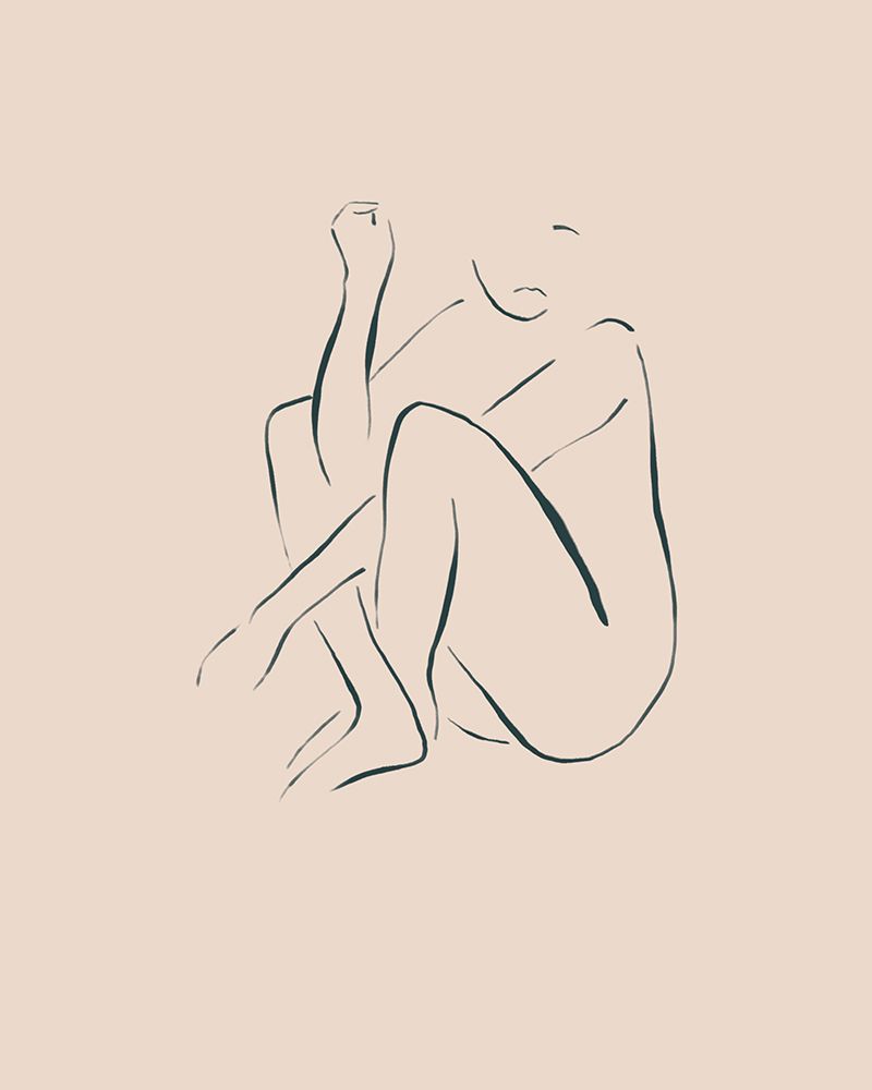 Sitting and Thinking art print by Sophie Bek for $57.95 CAD