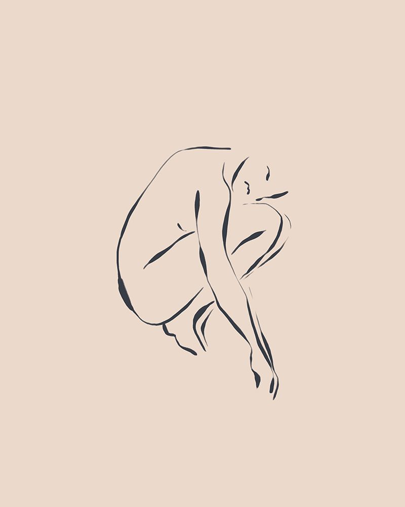 Sitting Contemplating art print by Sophie Bek for $57.95 CAD