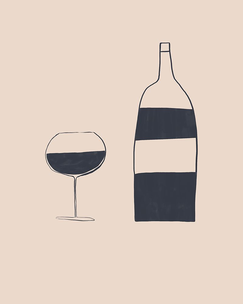 Wine art print by Sophie Bek for $57.95 CAD