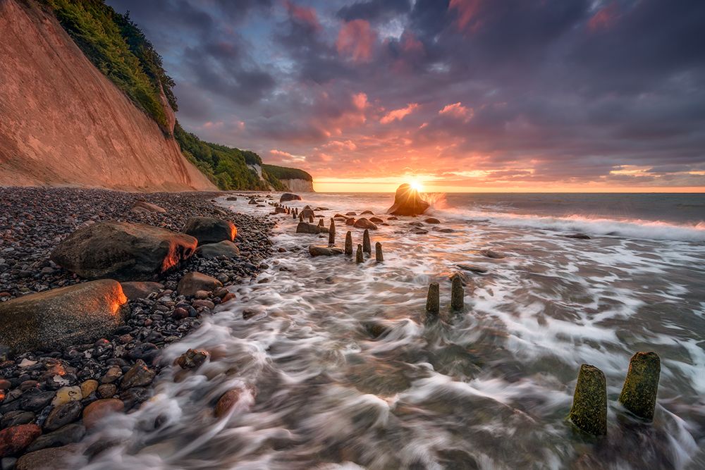 Raw Chalk Coast (Sassnitz / Rugia) art print by Diwiesign for $57.95 CAD