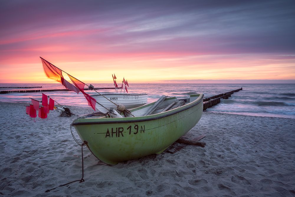 Between Wind And Wave (Ahrenshoop) art print by Diwiesign for $57.95 CAD