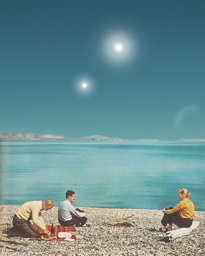 Picnic At the Lake art print by Hugo Goncalves for $57.95 CAD