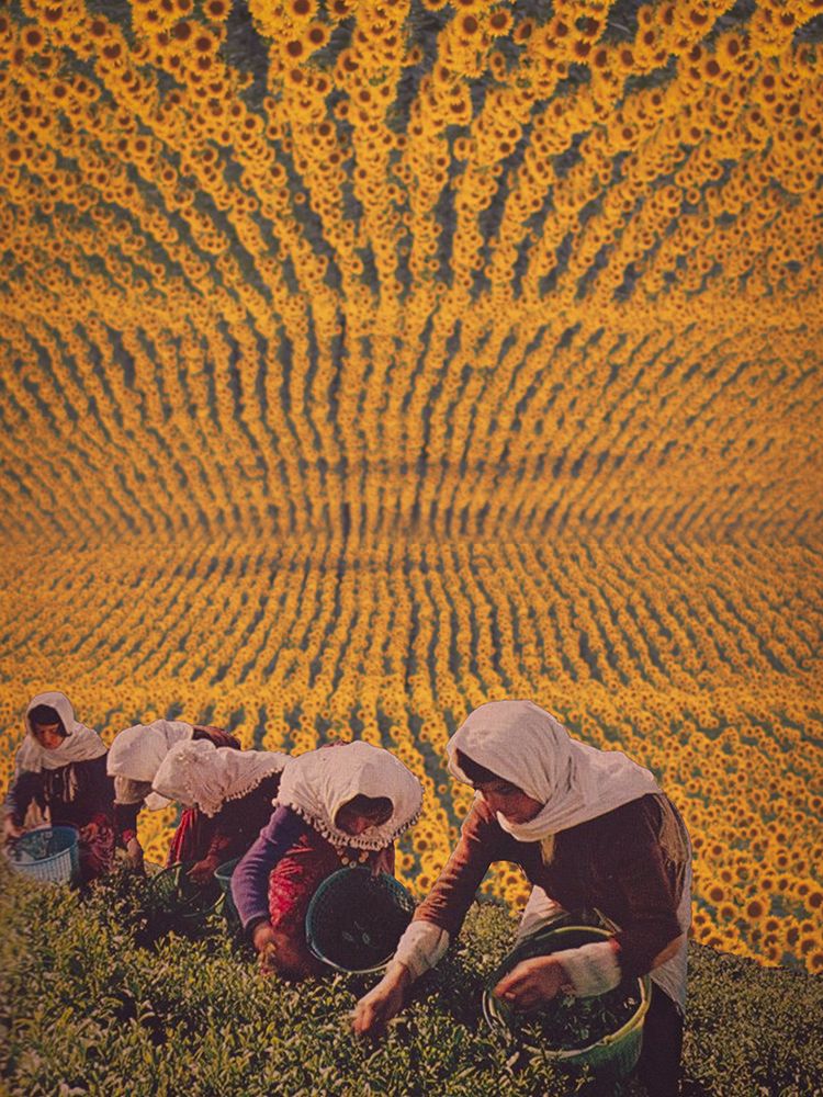 Harvesting art print by Hugo Goncalves for $57.95 CAD