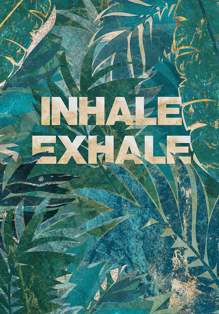 Yoga Jungle Typography art print by Sarah Manovski for $57.95 CAD