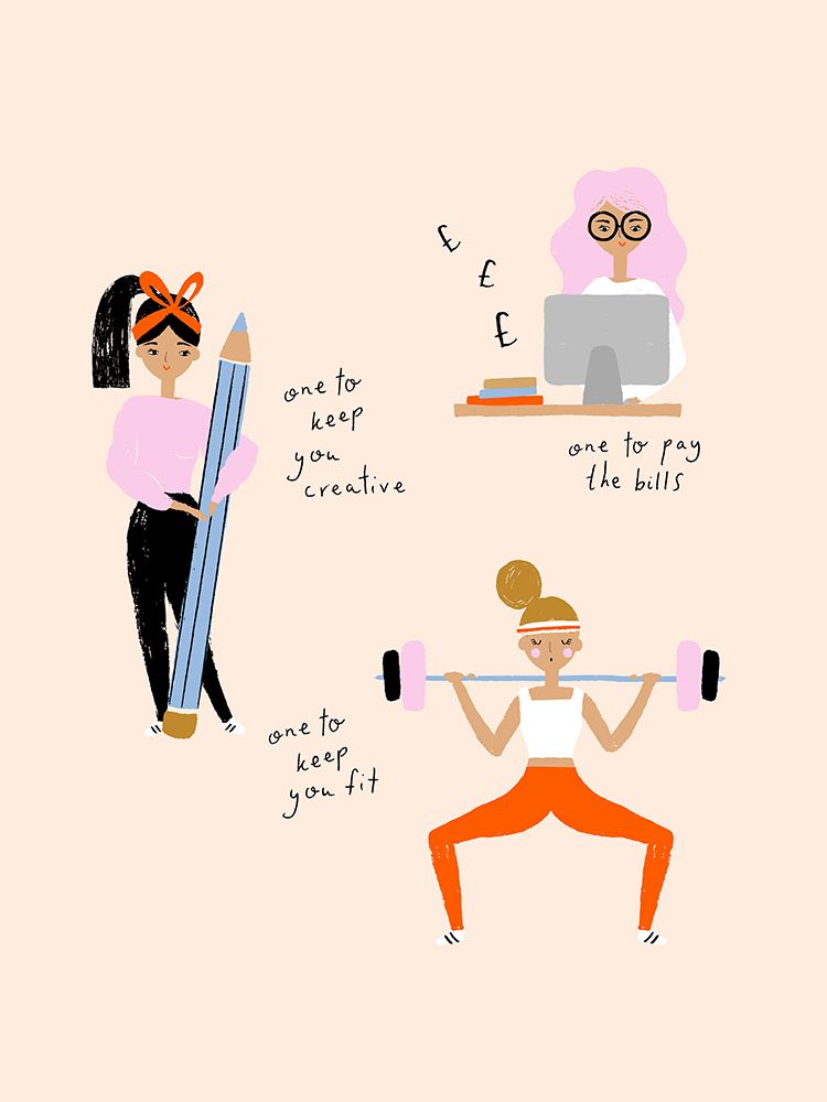 You Need 3x Hobbies art print by Aislinn Simmonds for $57.95 CAD