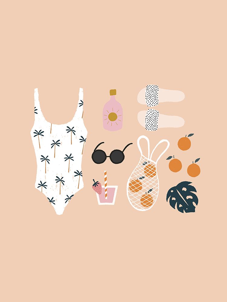 One Day Vacay art print by Aislinn Simmonds for $57.95 CAD